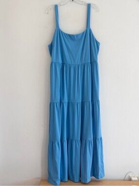 Lilly Pulitzer Blue Tiered Maxi Dress - Sleeveless Summer Dress